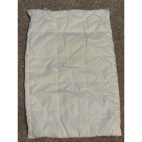 IKEA Kungsmynta Quilted Pillow Sham White Zippered - Picture 1 of 4